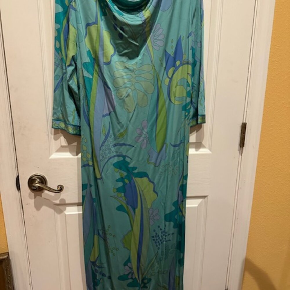 Averardo Bessie maxi knit dress, Italian size 50, US 14-16